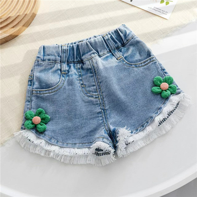 Conjunto Infantil de Verão com Flores