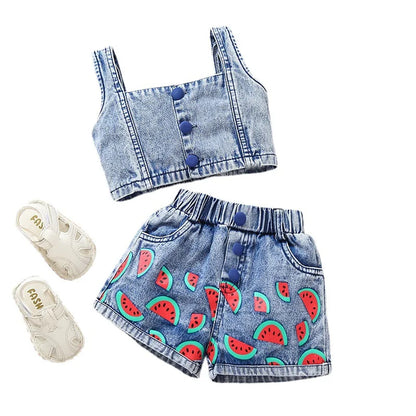 Conjunto Jeans de Verão