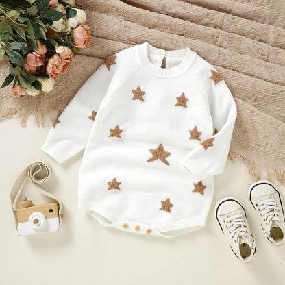 Body Branco com Estrelas