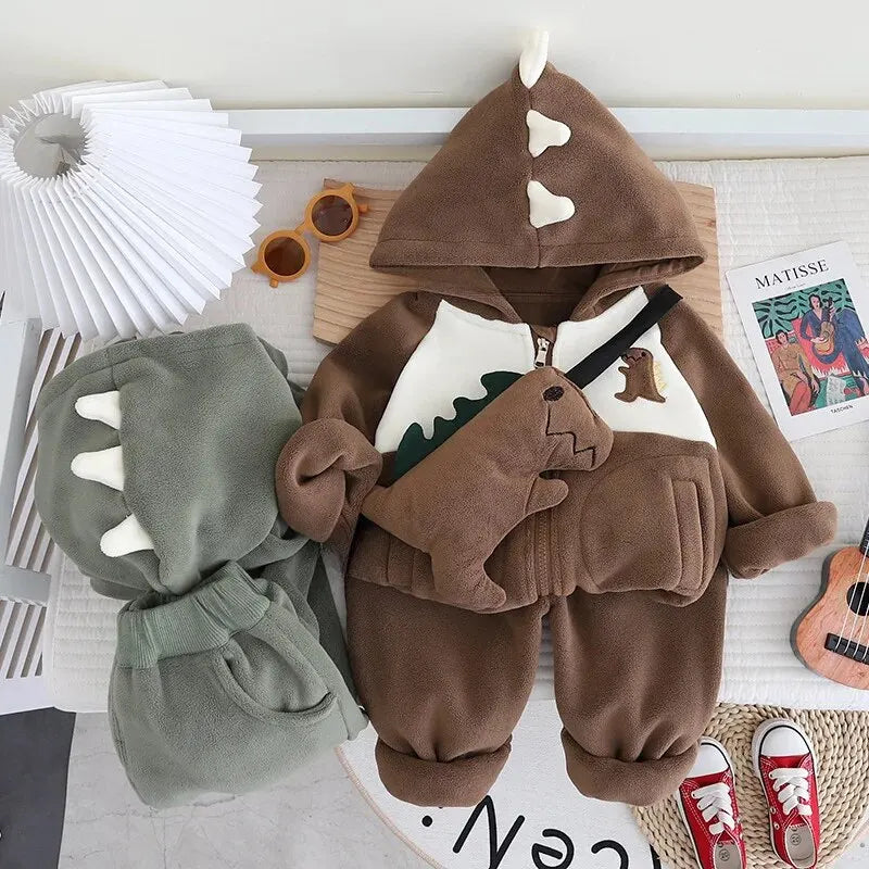 Conjunto de Inverno Infantil Dino