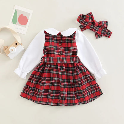 Vestido Xadrez Infantil