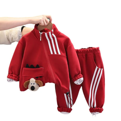 Conjunto de Inverno Infantil Cachorro