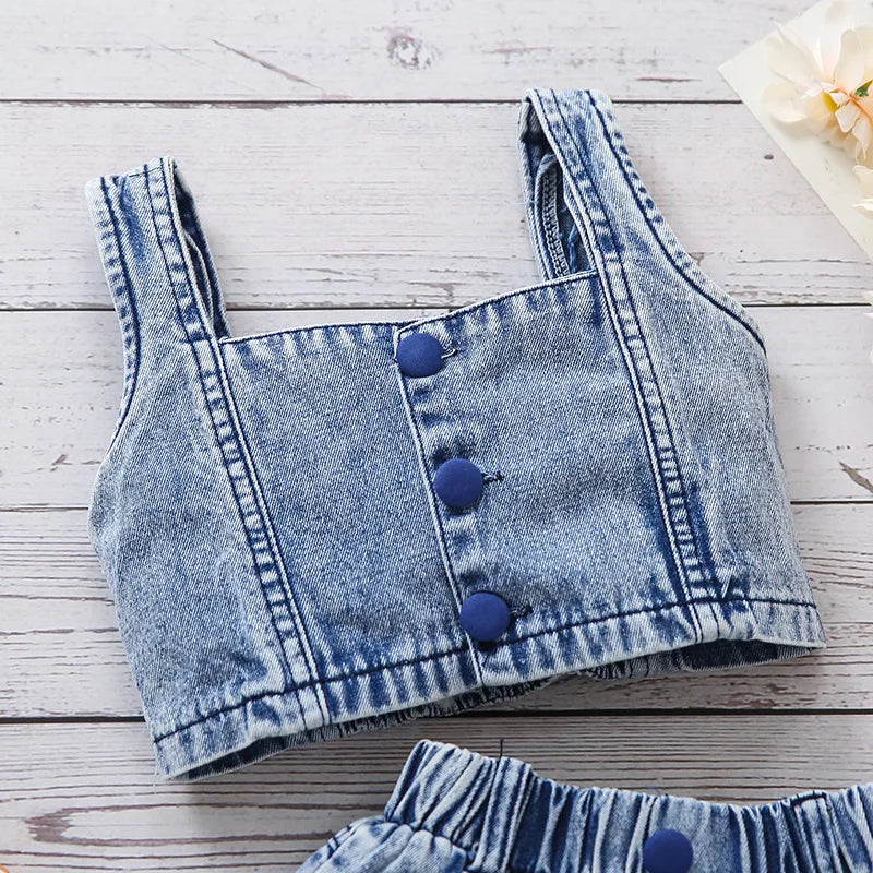 Conjunto Jeans de Verão