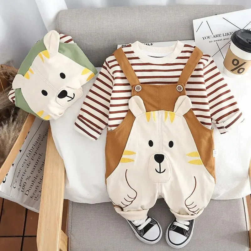 Conjunto de Inverno Infantil Ursinho Branco