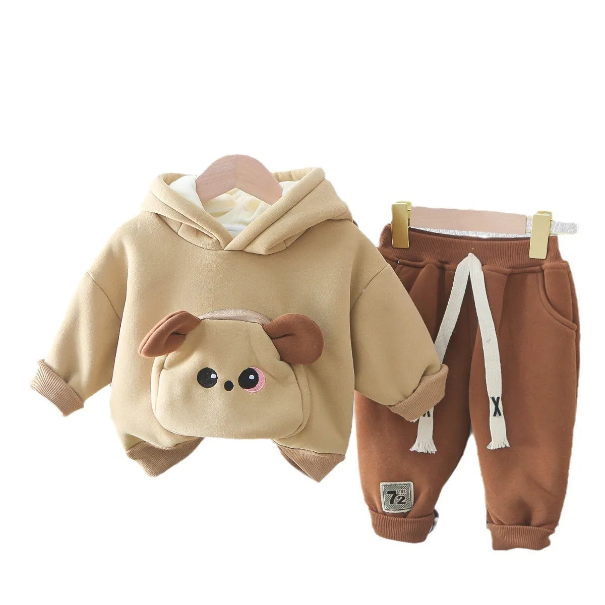 Conjunto de Inverno Duas Peças Ursinho Teddy