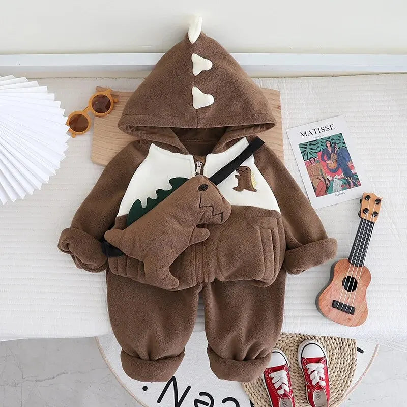 Conjunto de Inverno Infantil Dino