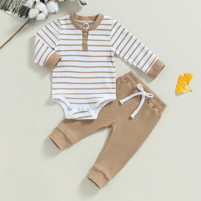 Conjunto Infantil Body Manga Longa + Calça Moletom