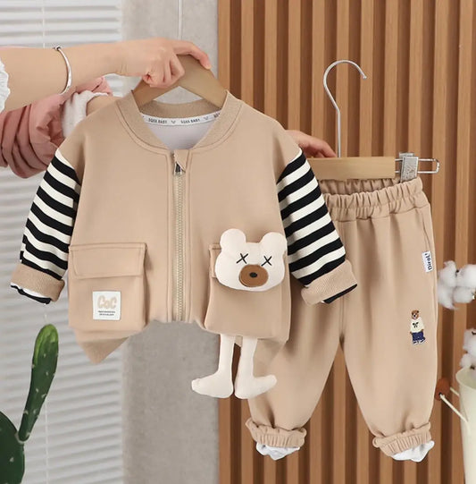 Conjunto de Inverno Infantil Ursinho Fofinho