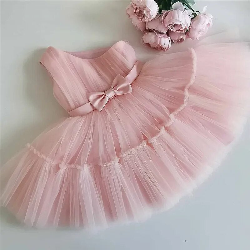 Vestido Infantil Um Ombro Só Laçinho