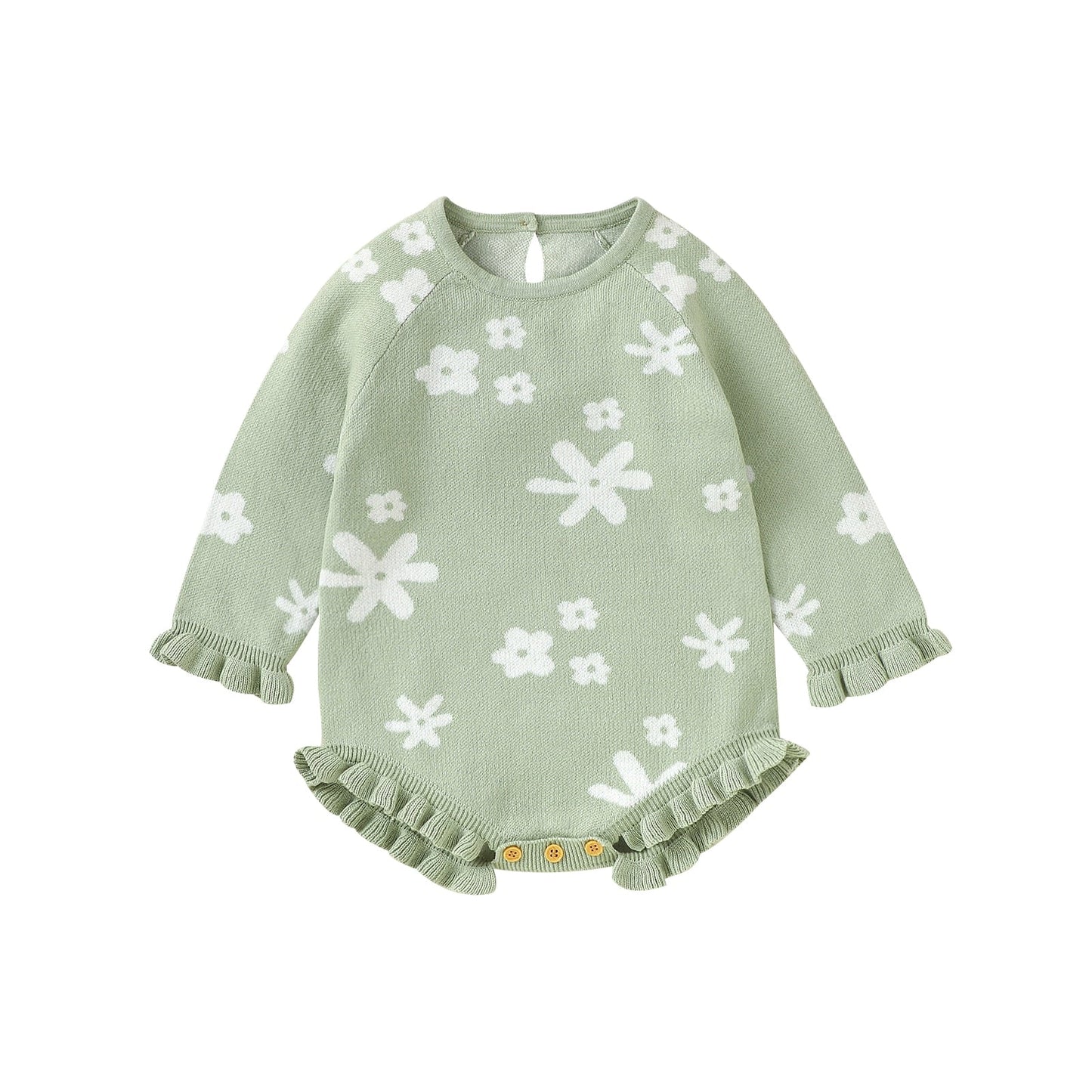 Body Infantil Feminino Floral Babadinhos