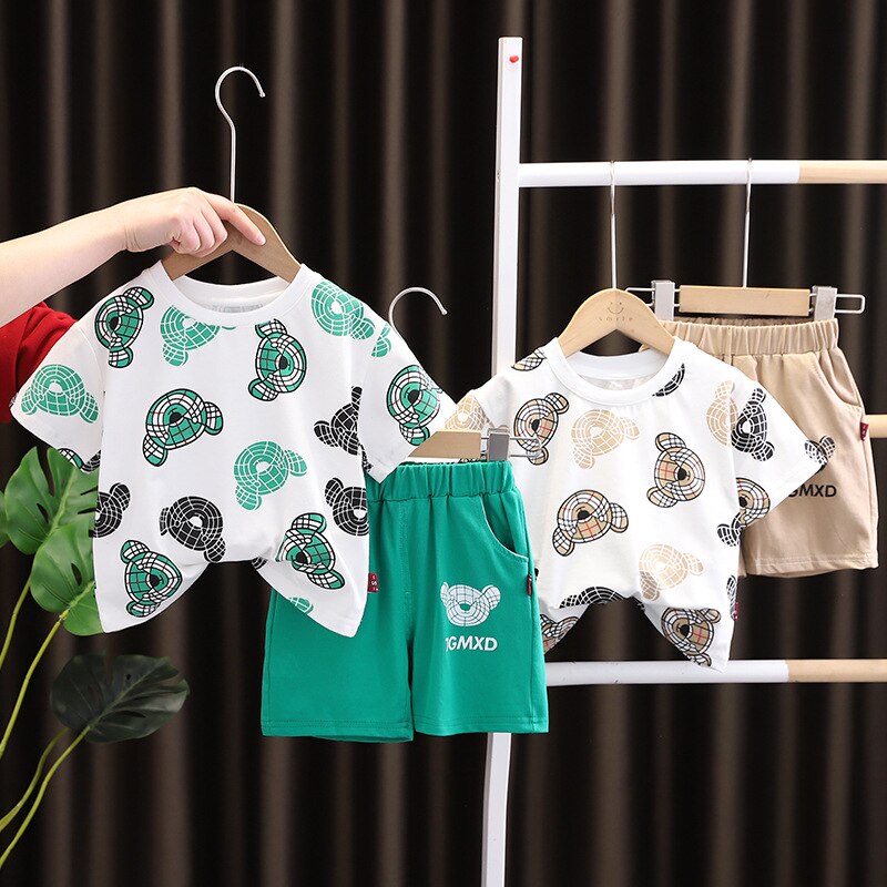 Conjunto Infantil Masculino Carinhas de Urso