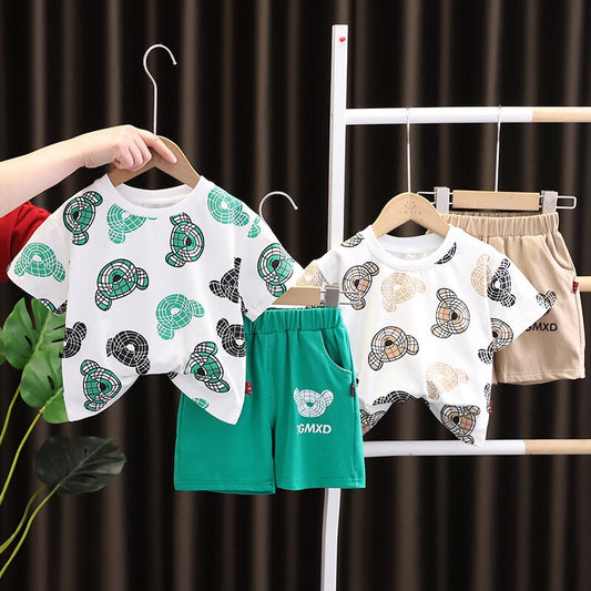 Conjunto Infantil Masculino Carinhas de Urso