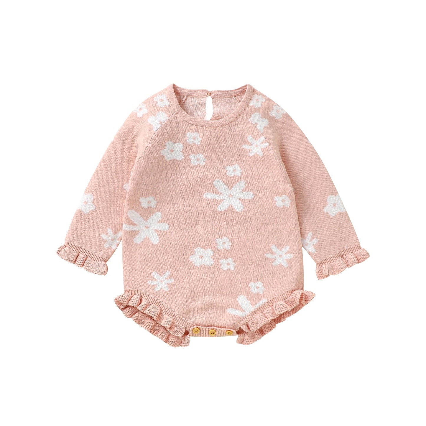 Body Infantil Feminino Floral Babadinhos