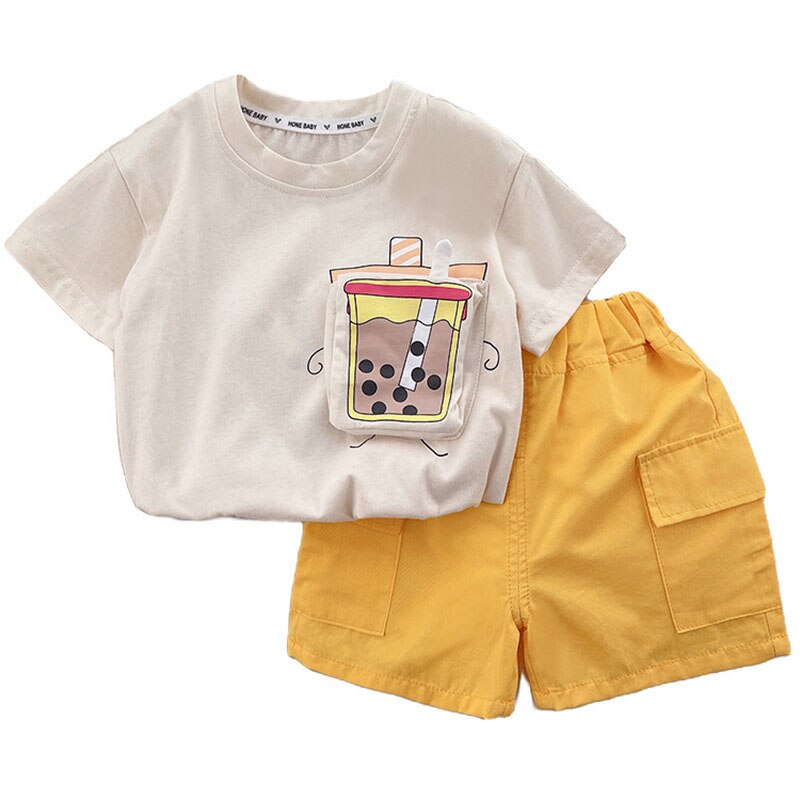 Conjunto Infantil Copinho e Bolsinho