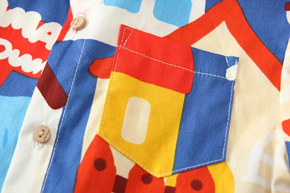 Conjunto Infantil Estampa Verão Casinha