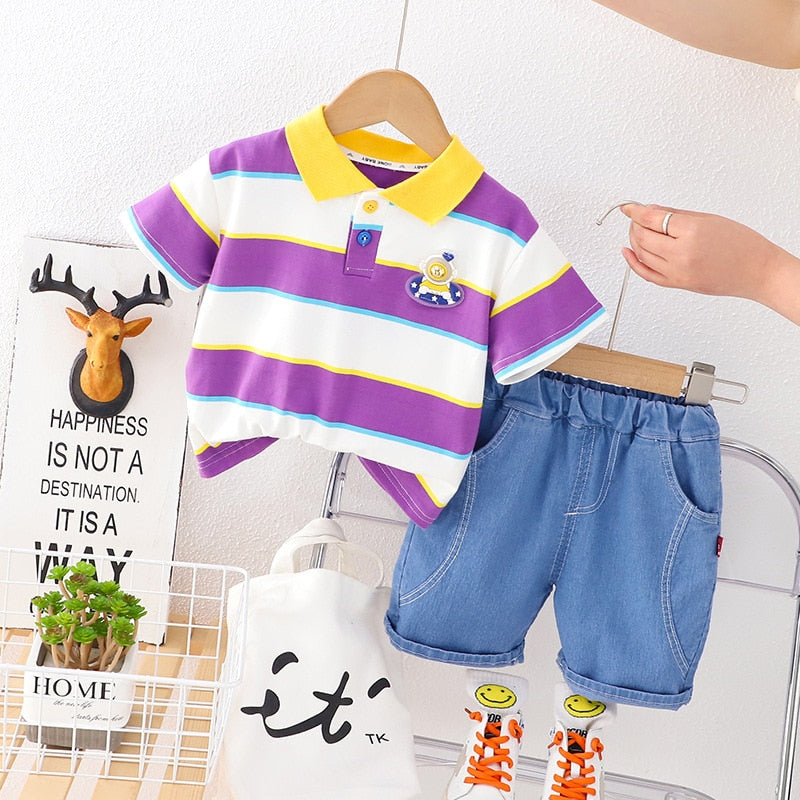 Conjunto Infantil Masculino Astronauta Lístras