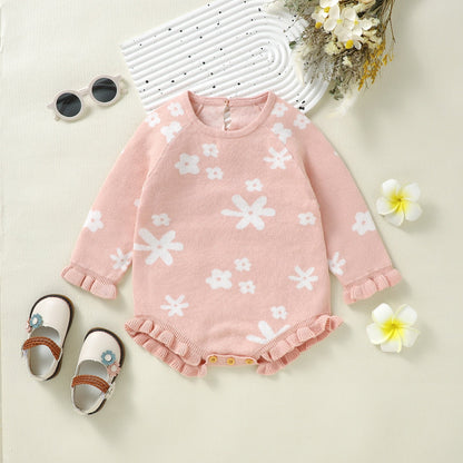 Body Infantil Feminino Floral Babadinhos