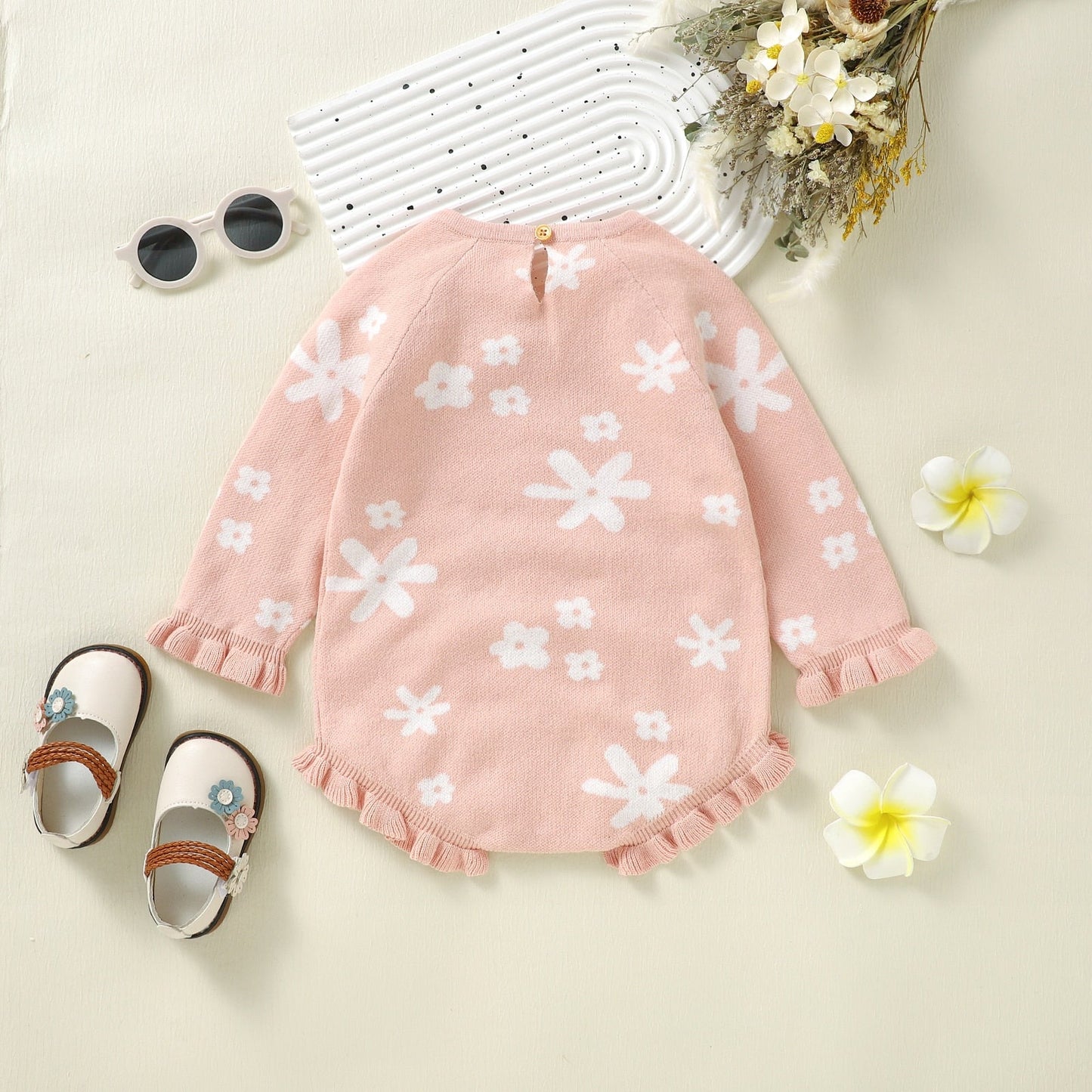 Body Infantil Feminino Floral Babadinhos