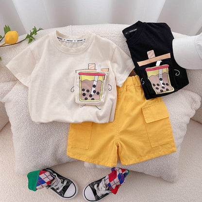 Conjunto Infantil Copinho e Bolsinho