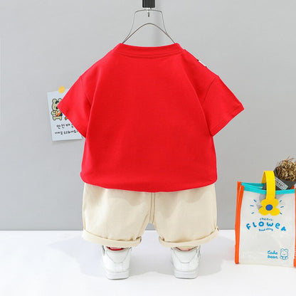 Conjunto Infantil Masculino Bolsinha Urso