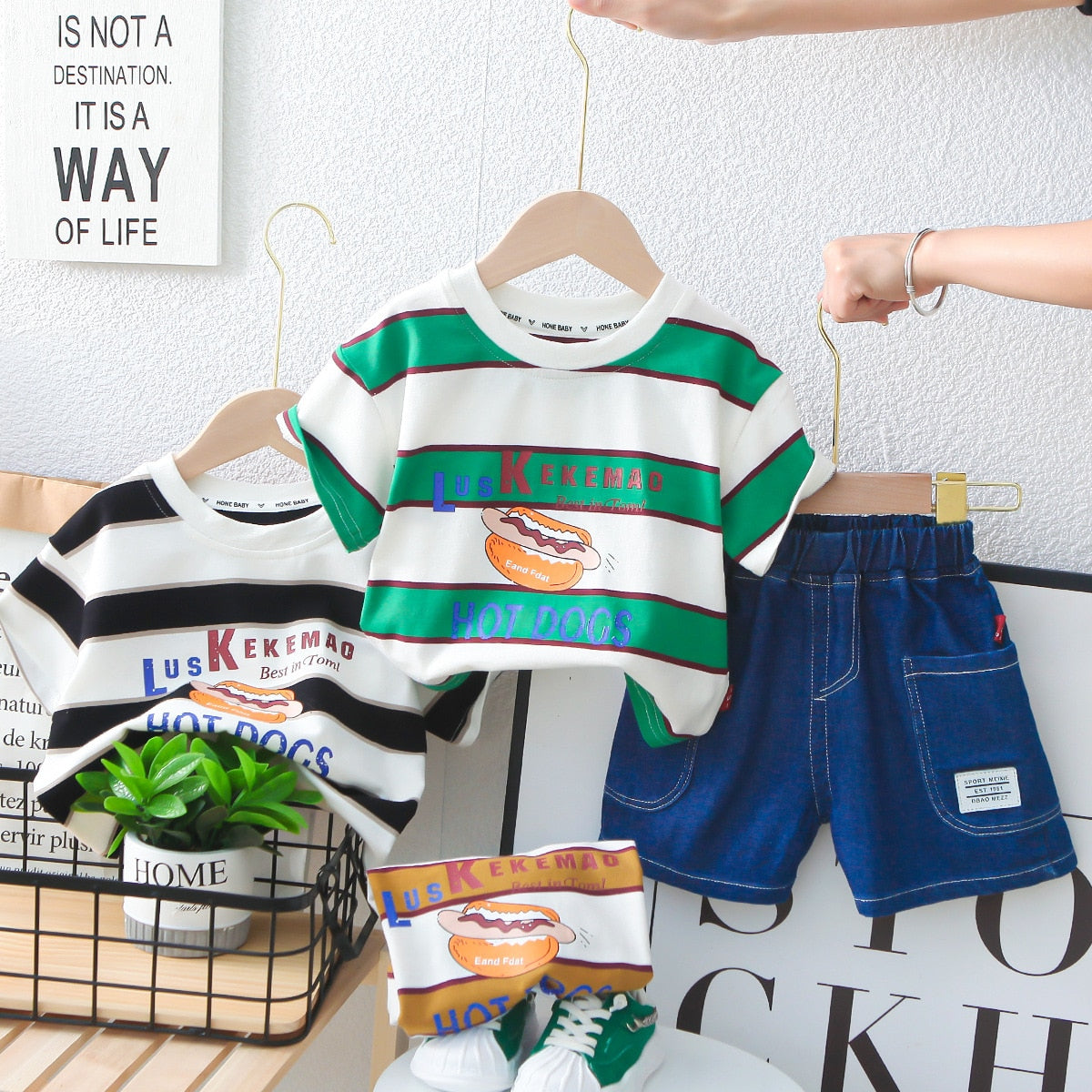 Conjunto Infantil Masculino Lístras Hot Dog