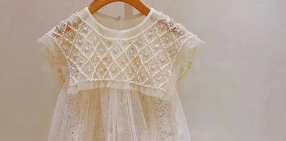 Vestido Infantil Brilhoso  Babadinhos