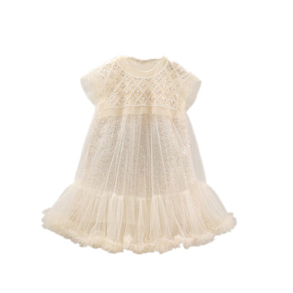 Vestido Infantil Brilhoso  Babadinhos