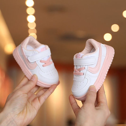 Tênis Infantil NK Velcro Rosa