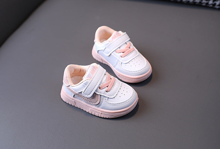 Tênis Infantil NK Velcro Rosa