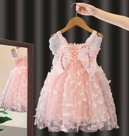 Vestido Infantil Asa Borboletinhas