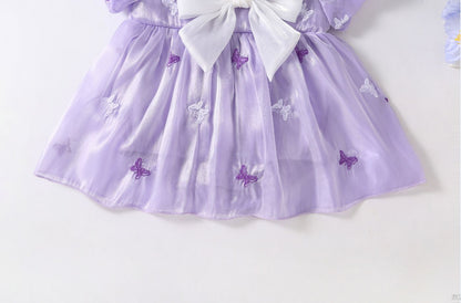 Vestido Infantil Borboletinhas + Chapéu