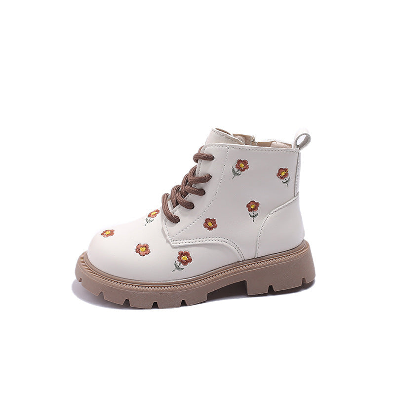 Bota Infantil Feminina Florzinhas