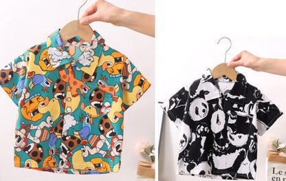 Camisa Infantil Masculino Estampas Animais