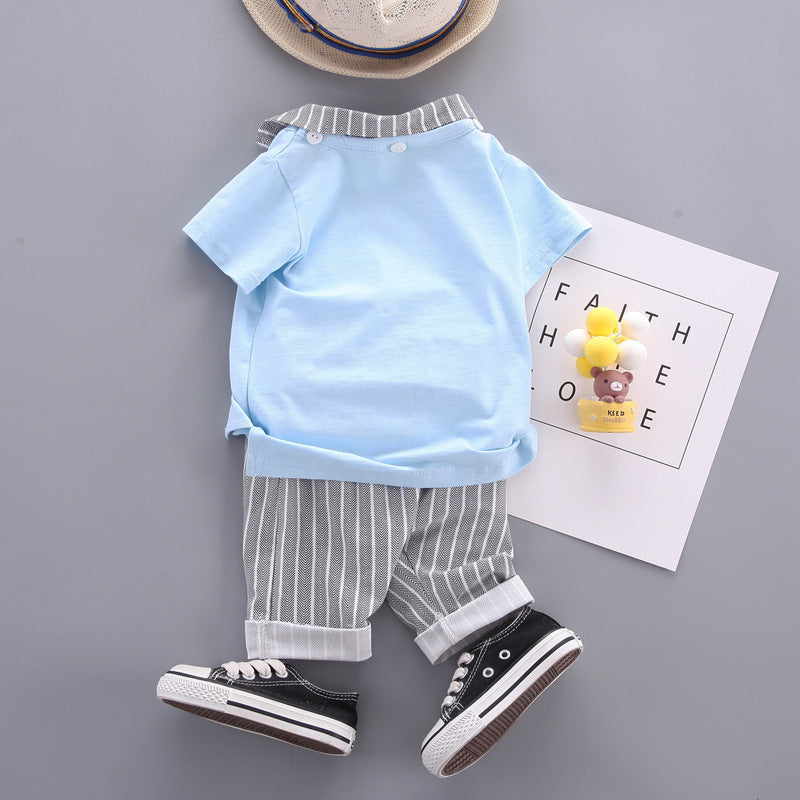 Conjunto Infantil Masculino Lístras Cachorrinho