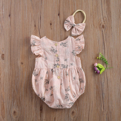 Body Infantil Feminino Jardim + Faixa Loja Click Certo 