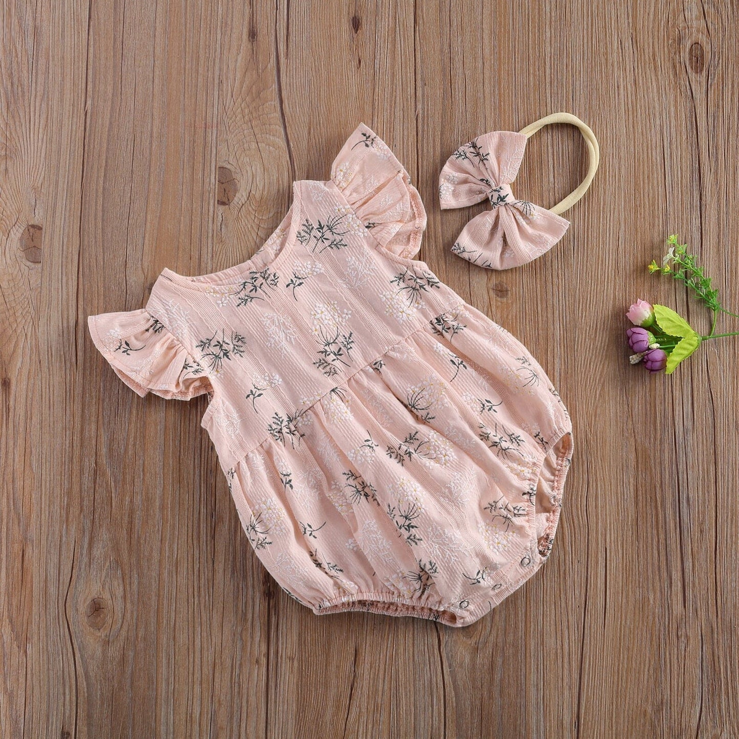 Body Infantil Feminino Jardim + Faixa Loja Click Certo 