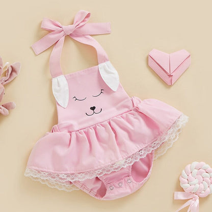 Body Infantil Feminino Rosa Coelhinho Loja Click Certo 