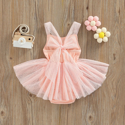 Body Vestido Infantil Rosa Tule Loja Click Certo 