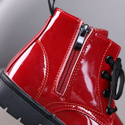 Bota Infantil Verniz Loja Click Certo 