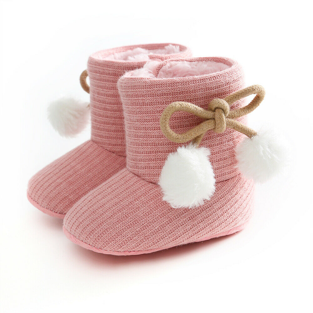 Bota Pom Pom Bota Loja Click Certo Rosa 0-6 Meses 