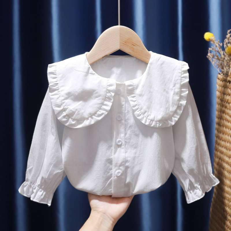 Camisa Infantil Feminina camisa Loja Click Certo Branco 6-12 Meses 