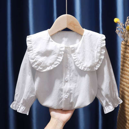 Camisa Infantil Feminina camisa Loja Click Certo Branco 6-12 Meses 