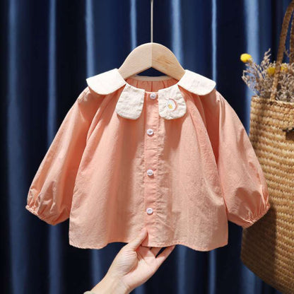 Camisa Infantil Feminina camisa Loja Click Certo Laranja 2 6-12 Meses 