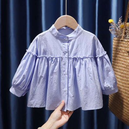 Camisa Infantil Feminina camisa Loja Click Certo Lilás 6-12 Meses 