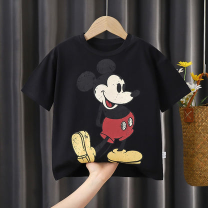 Camiseta Infantil Mickey Camiseta Loja Click Certo Preto 6-9 meses 