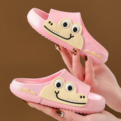 Chinelo Nuvem Infantil Dino crocks Loja Click Certo Rosa 24-30 Meses Palmilha 15cm 