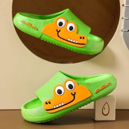 Chinelo Nuvem Infantil Dino crocks Loja Click Certo Verde 24-30 Meses Palmilha 15cm 