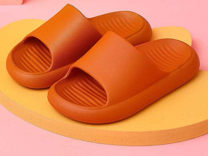 Chinelo Nuvem Infantil Slide Loja Click Certo Laranja 3 Anos á 3 Anos e Meio Palmilha 16cm 