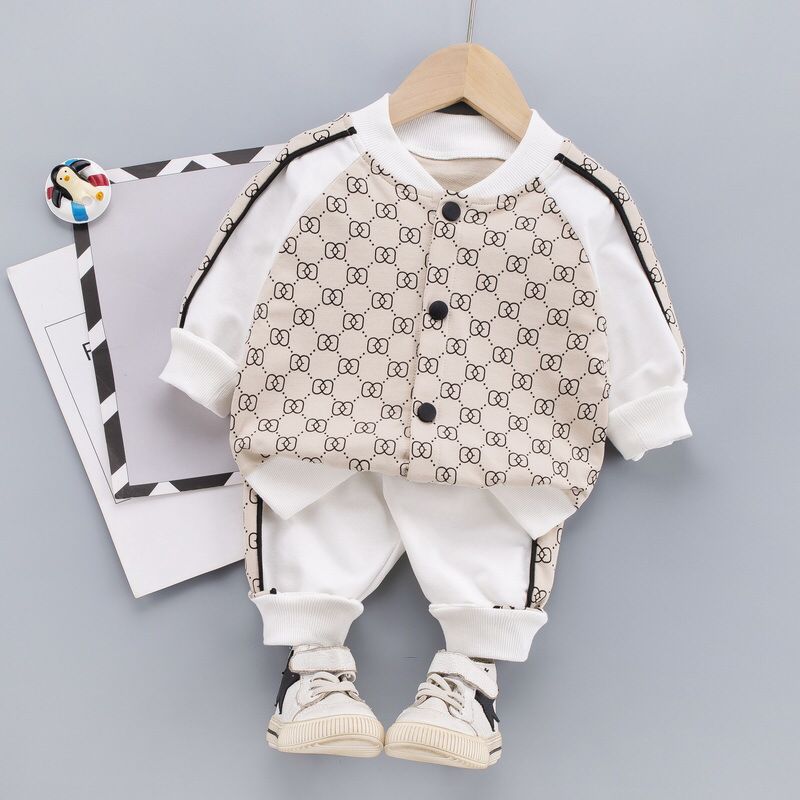 Conjunto G&D Conjunto Loja Click Certo Branco 6-12 Meses 