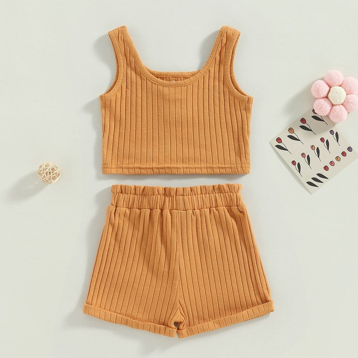 Conjunto Infantil Feminino Canelado Loja Click Certo 